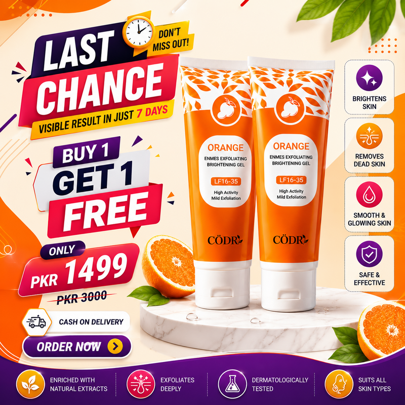 Orange Exfoliating Gel [ Buy 1 Get 1 Free ]