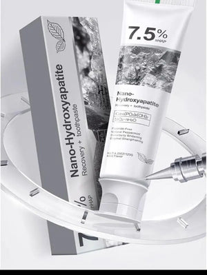 Nano Hydroxyapatite Toothpaste 7.5% nHAP – Teeth Whitening & Enamel Repair | Buy 1 Get 1 Free